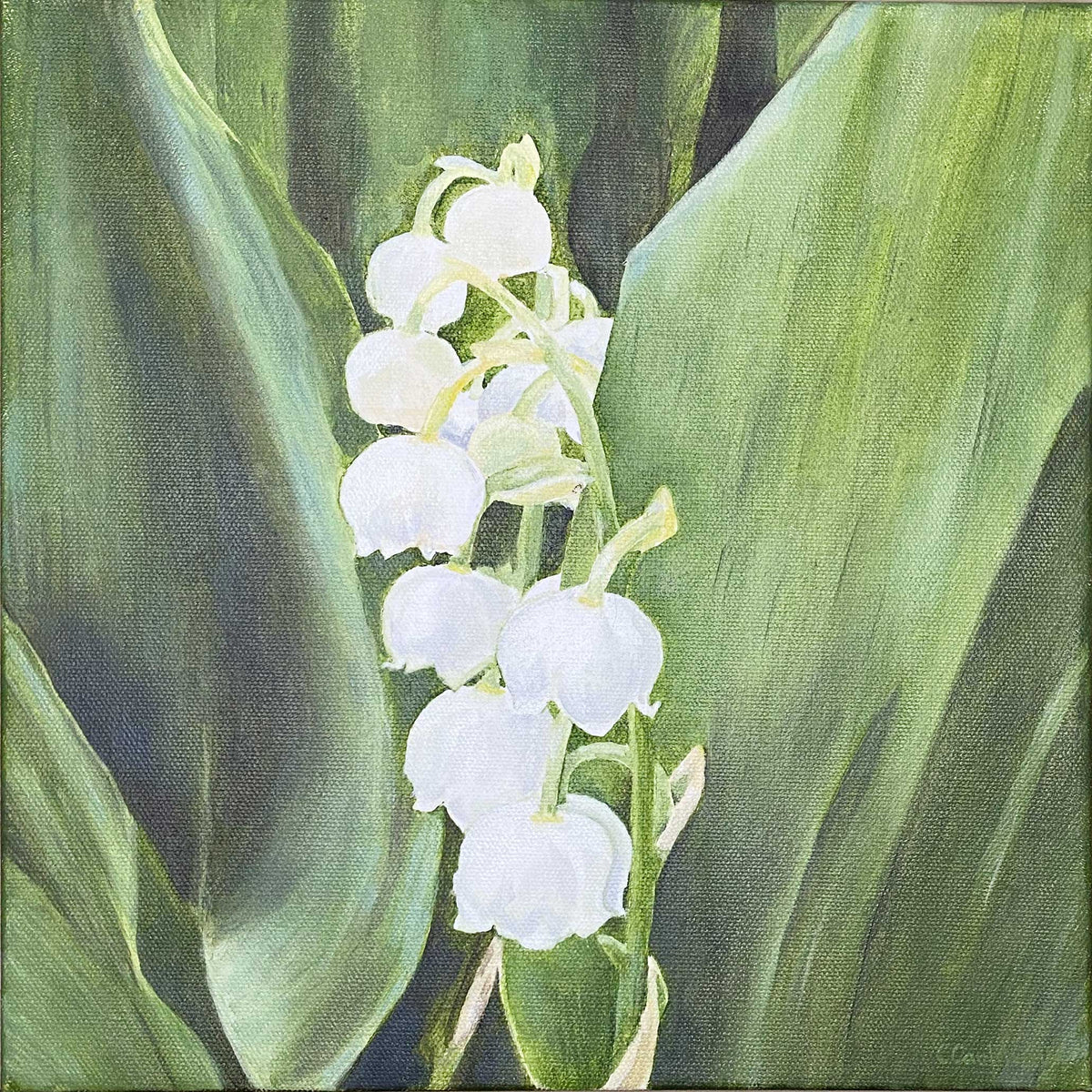 Lily of the Valley Painting