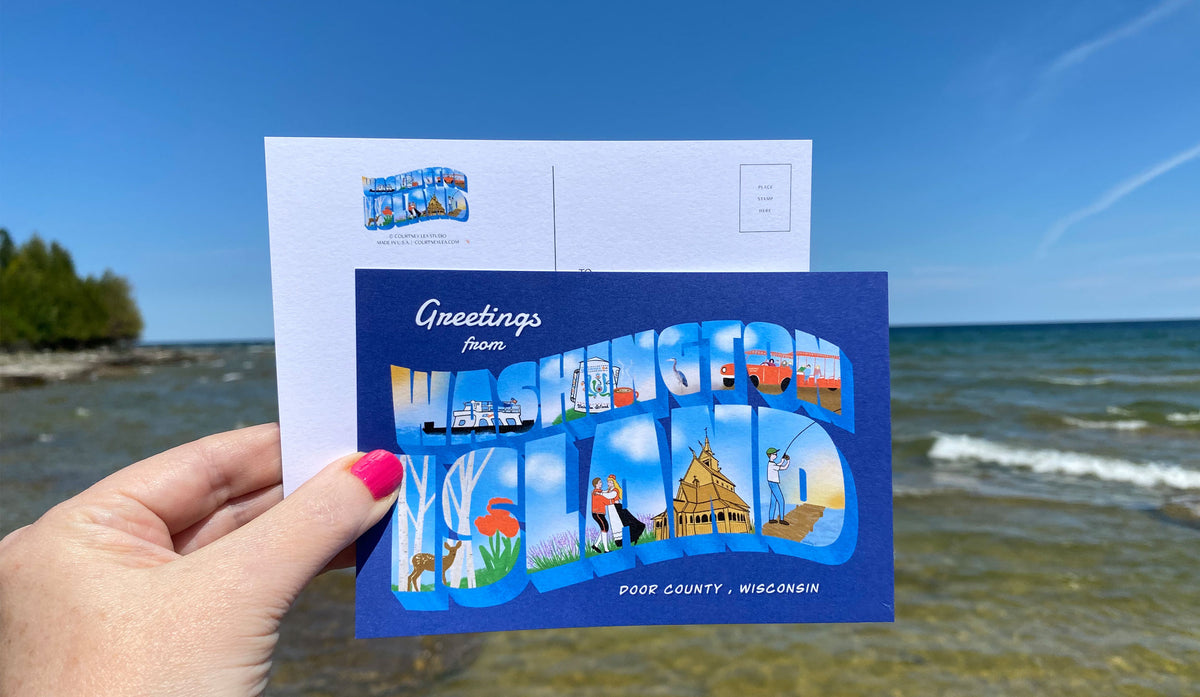 Greetings from Washington Island Postcard Set