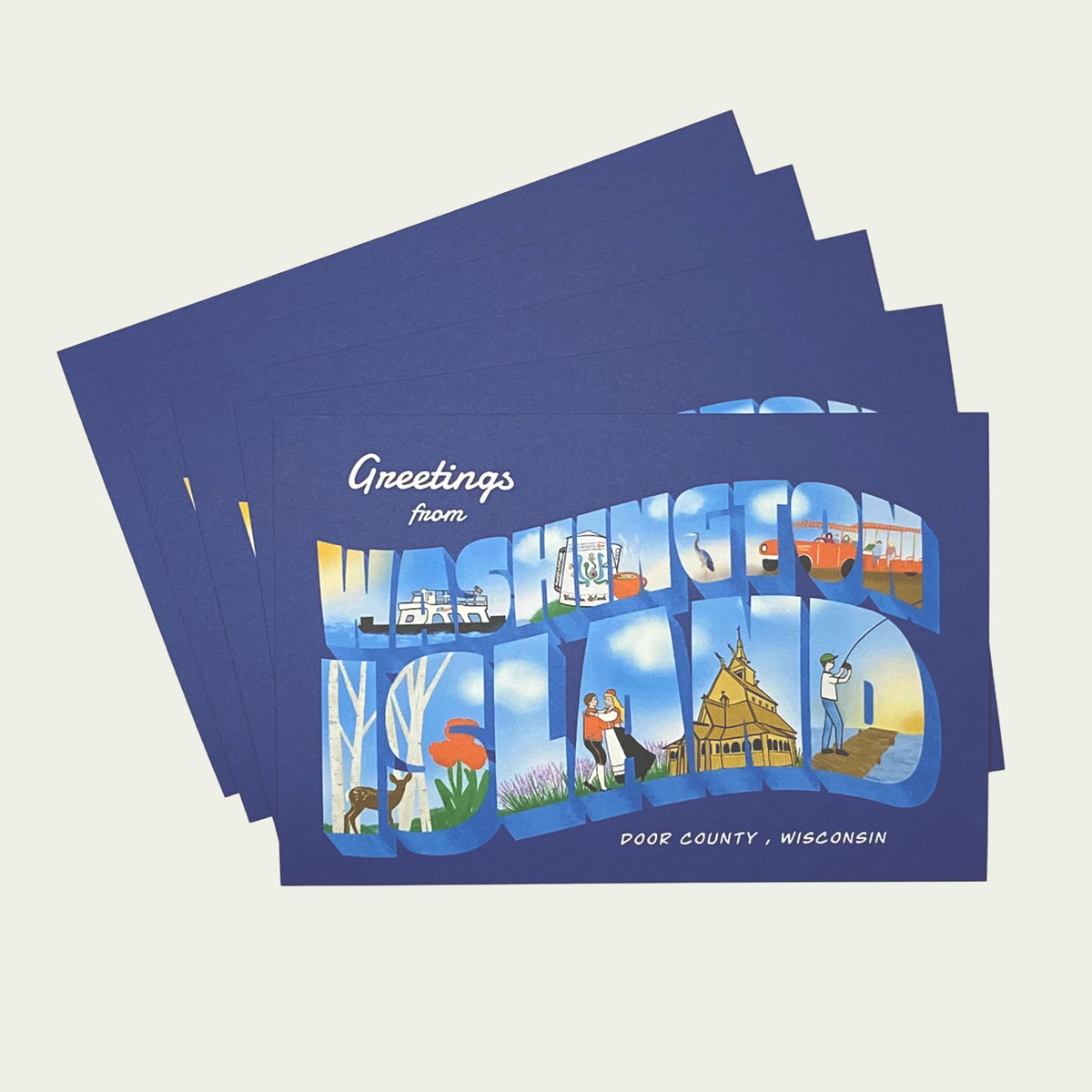 Greetings from Washington Island Postcard Set